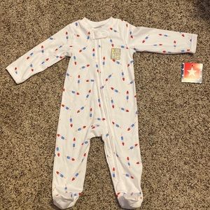 🧡 2/$15🧡 NWT Adorable Firecracker Popsicle Onesie ❤️💙